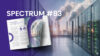 Spectrum Article #83 featuring data center energy systems, with server racks and a magazine spread on AI-driven, power-constrained digital infrastructure.
