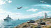 AI generated: Integrated defense technologies across land, sea, air, space, and communications.