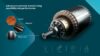 Advanced materials used in an electric motor, featuring copper, magnets, and silicon steel