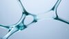 Abstract visualization of a delicate neural network in blue and turquoise tones